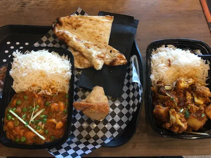 Best honey chilli fries at Indian Chef Executive Takeout Edmonton